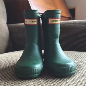 Classic green Hunter boots